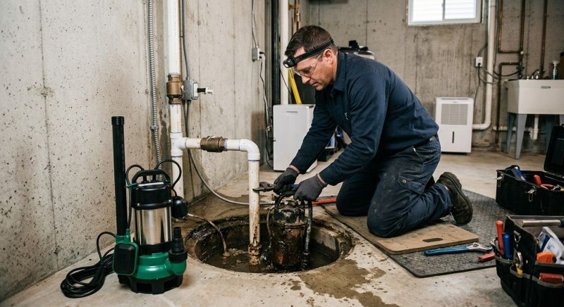 Basement Drainage Installation in Birmingham, AL