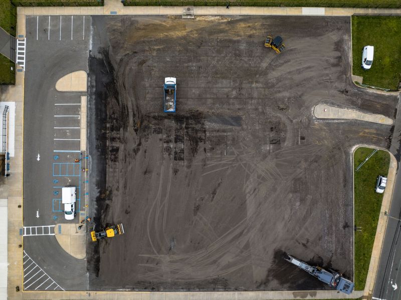Parking Lot Excavation in Marietta, GA