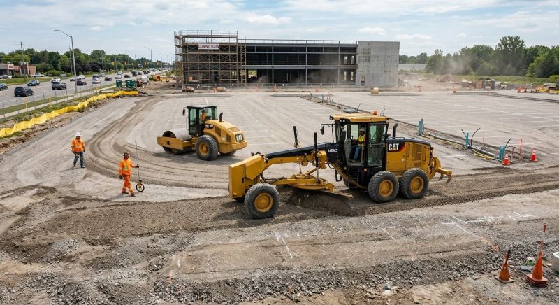 Parking Lot Excavation in Pearland, TX